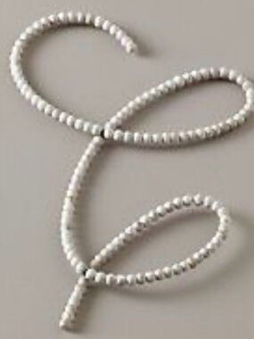 Restoration Hardware Baby Cream Wood Beaded Letter “C”